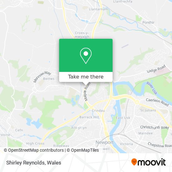 Shirley Reynolds map