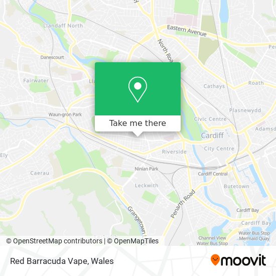 Red Barracuda Vape map
