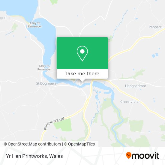 Yr Hen Printworks map
