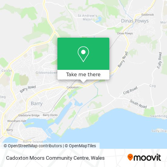 Cadoxton Moors Community Centre map
