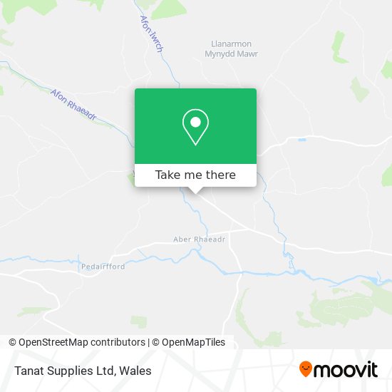 Tanat Supplies Ltd map