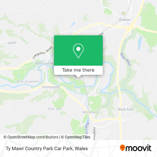 Ty Mawr Country Park Car Park map