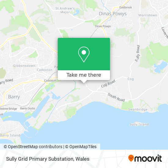 Sully Grid Primary Substation map