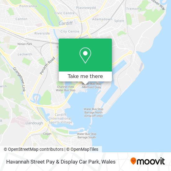 Havannah Street Pay & Display Car Park map