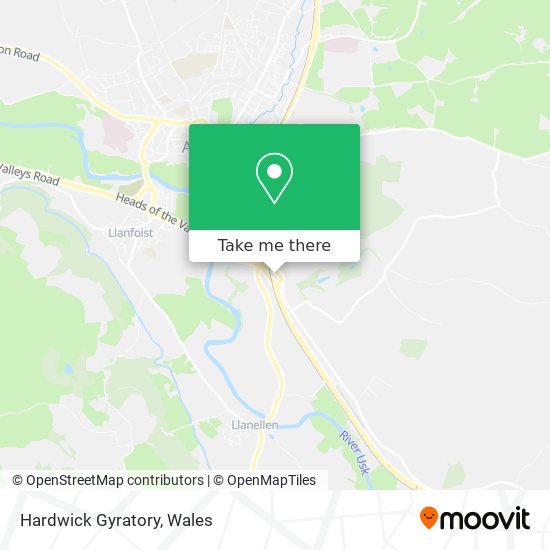 Hardwick Gyratory map