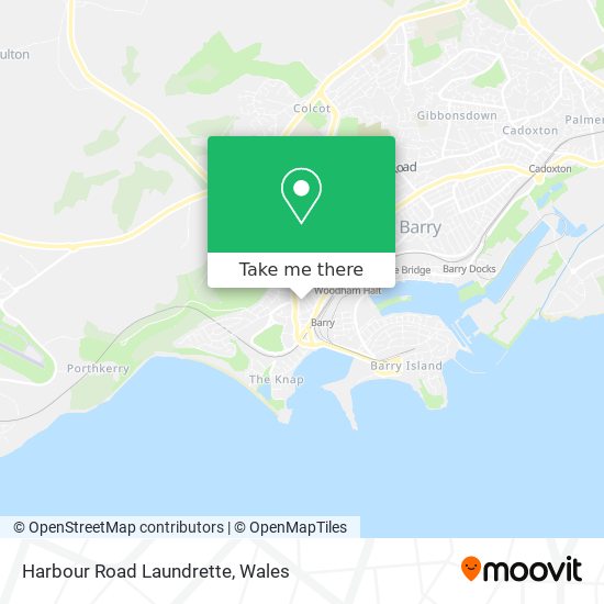 Harbour Road Laundrette map