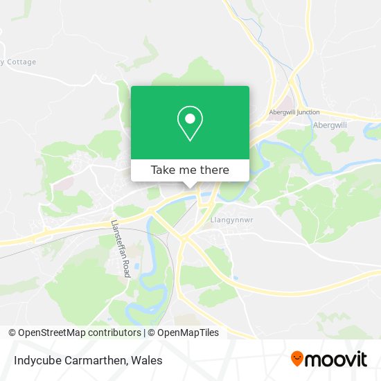 Indycube Carmarthen map