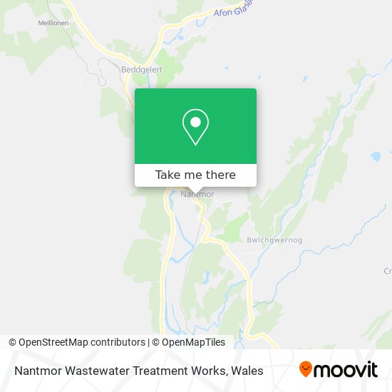 Nantmor Wastewater Treatment Works map
