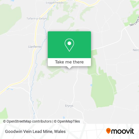 Goodwin Vein Lead Mine map
