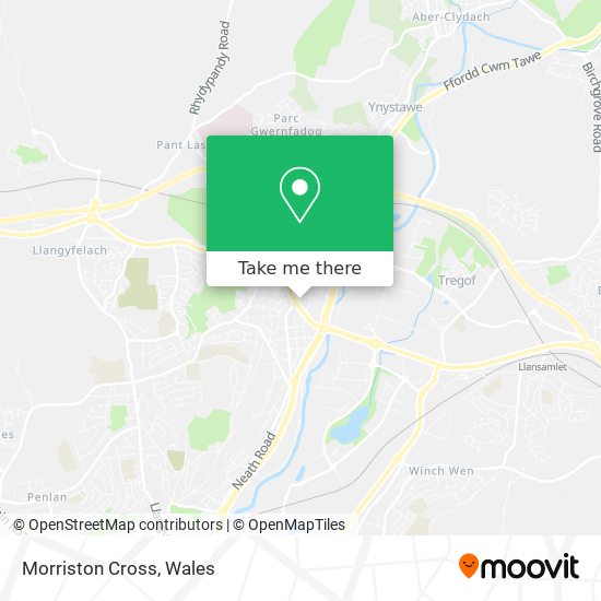 Morriston Cross map