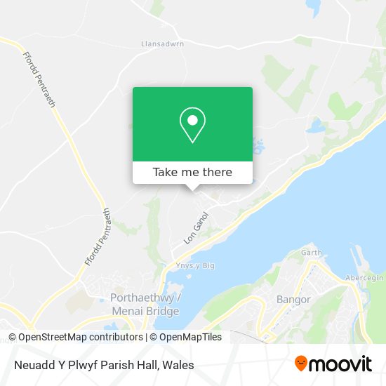 Neuadd Y Plwyf Parish Hall map