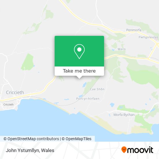 John Ystumllyn map