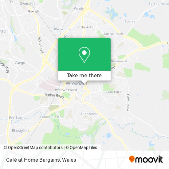 Café at Home Bargains map