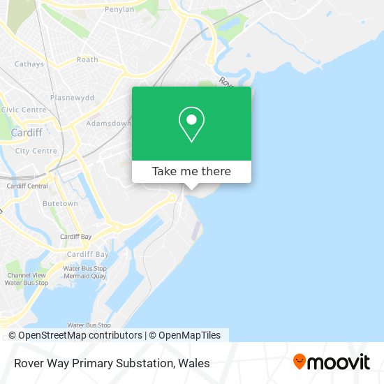 Rover Way Primary Substation map