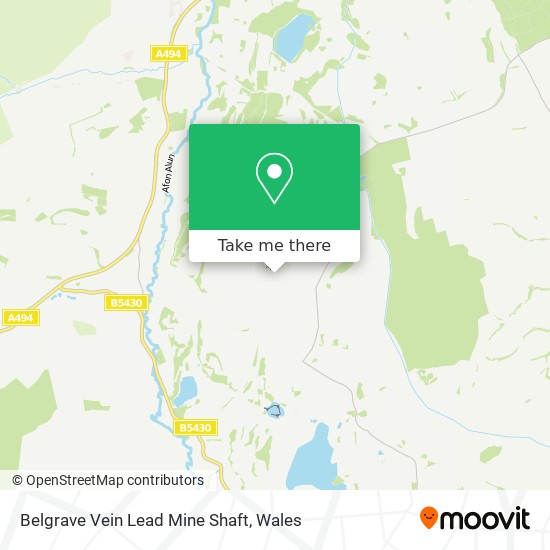 Belgrave Vein Lead Mine Shaft map