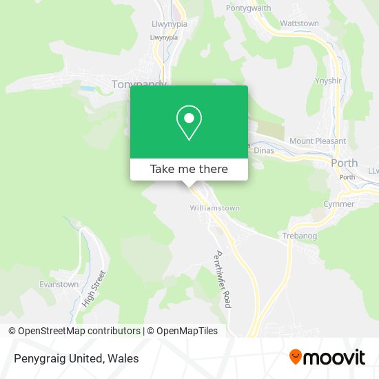 Penygraig United map