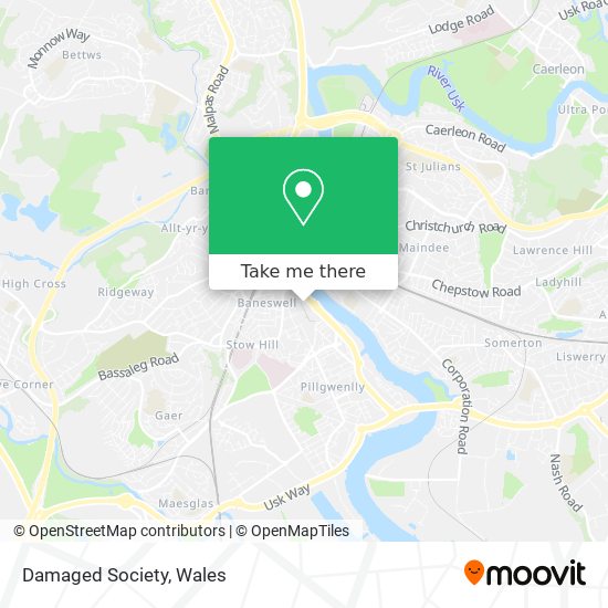 Damaged Society map