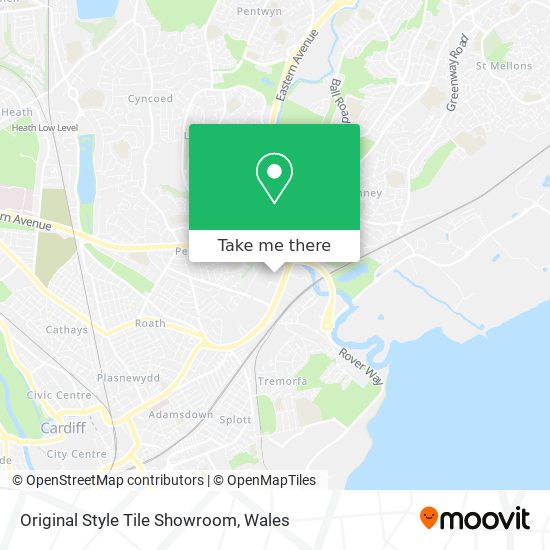 Original Style Tile Showroom map