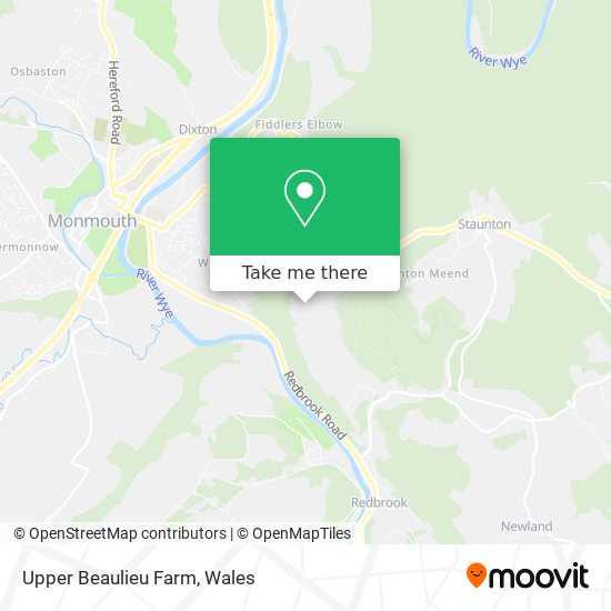 Upper Beaulieu Farm map