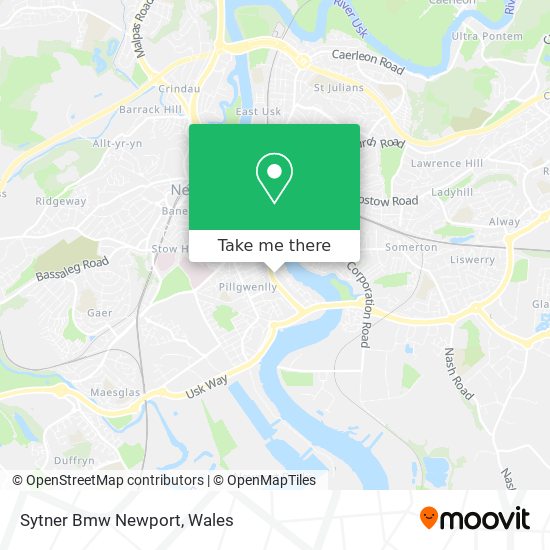 Sytner Bmw Newport map