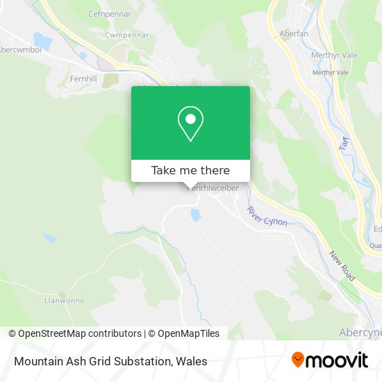 Mountain Ash Grid Substation map