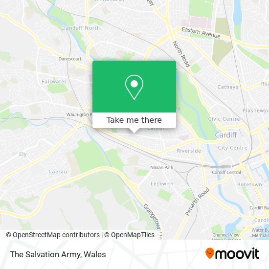 The Salvation Army map