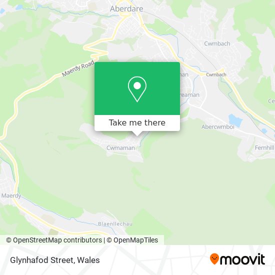 Glynhafod Street map