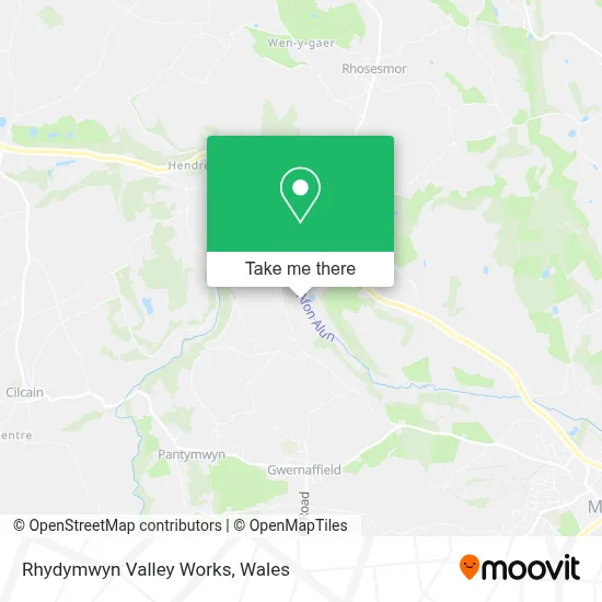 Rhydymwyn Valley Works map