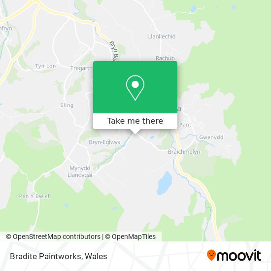 Bradite Paintworks map