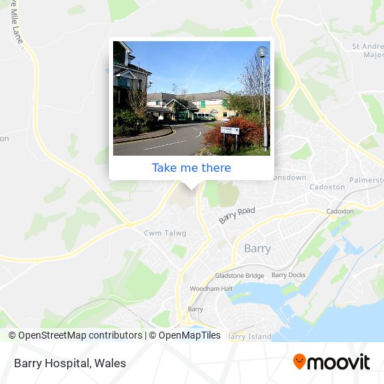 Barry Hospital map