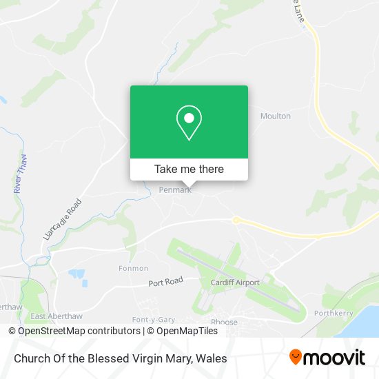 Church Of the Blessed Virgin Mary map