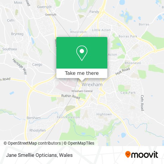 Jane Smellie Opticians map