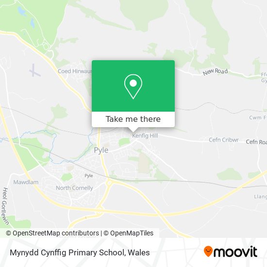 Mynydd Cynffig Primary School map