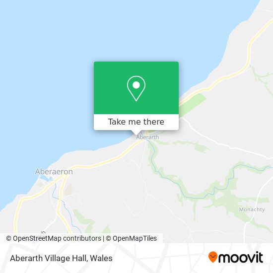 Aberarth Village Hall map