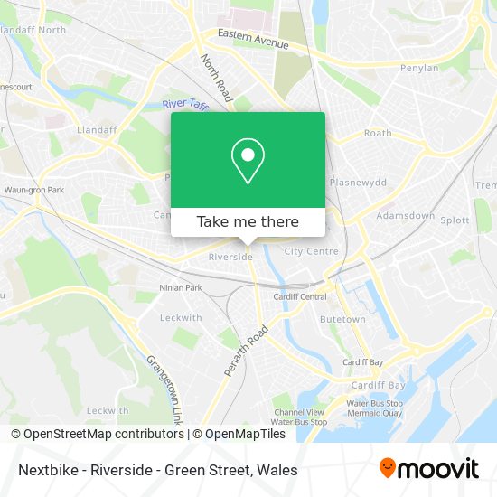 Nextbike - Riverside - Green Street map