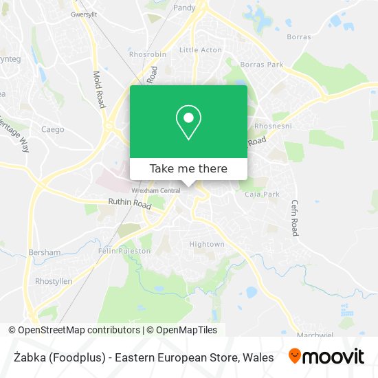 Żabka (Foodplus) - Eastern European Store map
