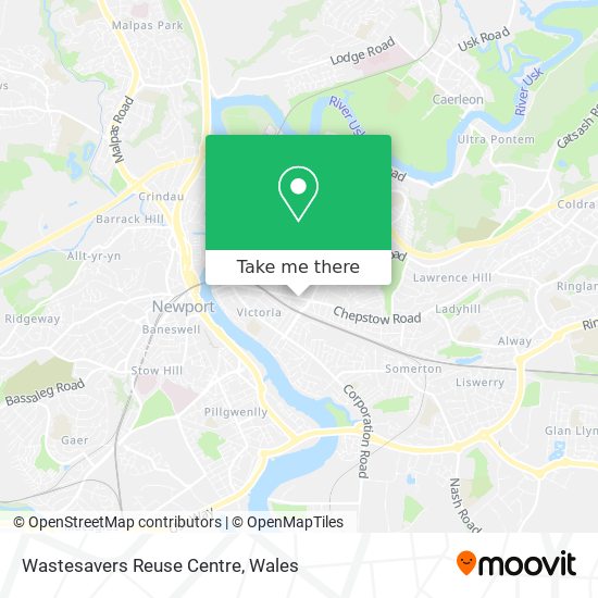 Wastesavers Reuse Centre map