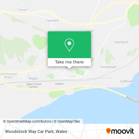 Woodstock Way Car Park map