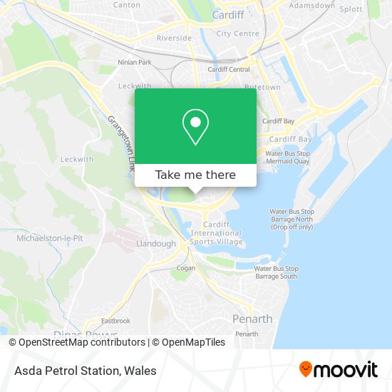 Asda Petrol Station map