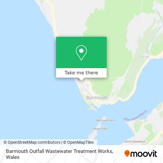 Barmouth Outfall Wastewater Treatment Works map