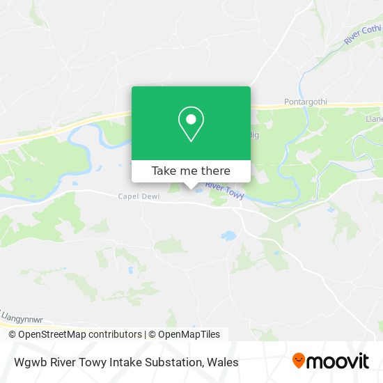 Wgwb River Towy Intake Substation map