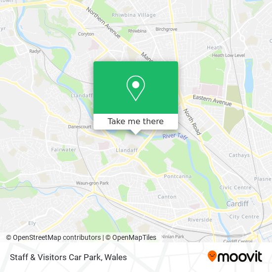 Staff & Visitors Car Park map