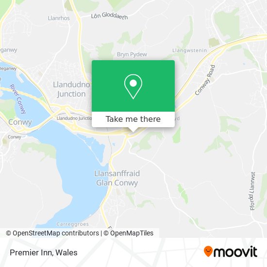 Premier Inn map