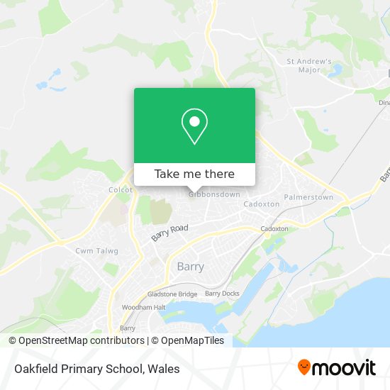 Oakfield Primary School map