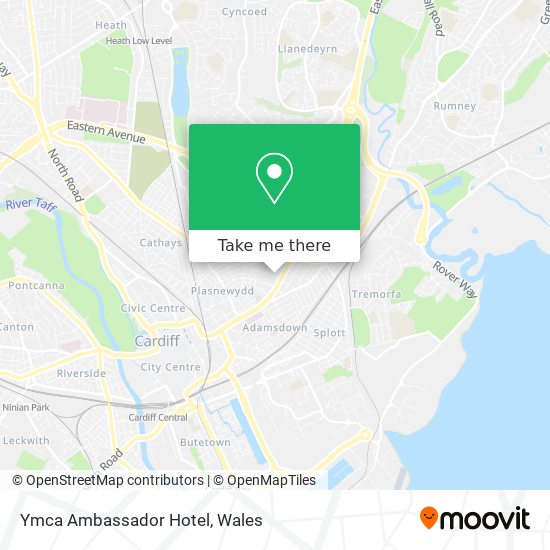 Ymca Ambassador Hotel map