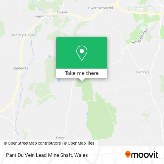 Pant Du Vein Lead Mine Shaft map