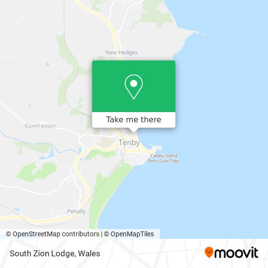 South Zion Lodge map