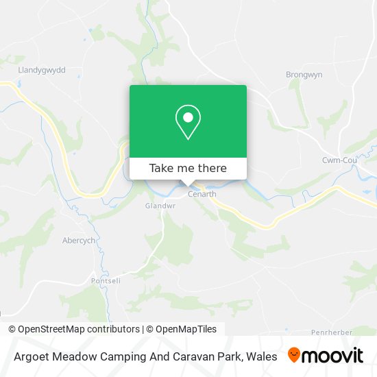 Argoet Meadow Camping And Caravan Park map