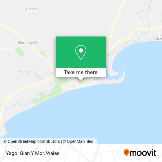 Ysgol Glan Y Mor map