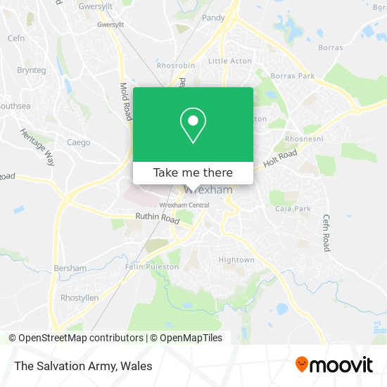 The Salvation Army map